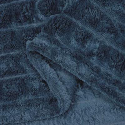 VidaXL Gooi deken marineblauw 240 x 220 cm fleece VidaXL Gooi deken marineblauw 240 x 220 cm fleece