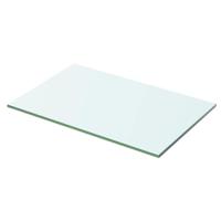 Wandschap transparant 50x25 cm glas - thumbnail