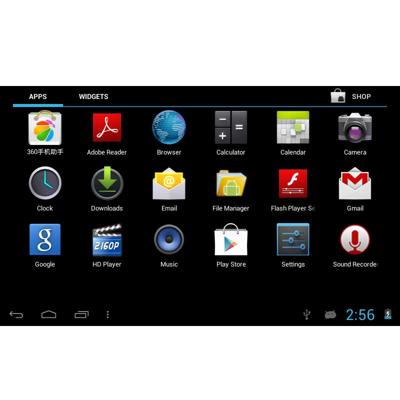Q88 Tablet PC 7.0 inch 512 MB + 8 GB Android 4.0 360 graden Menu roteren Allwinner A33 Quad Core omhoog tot 1 5 GHz WiFi Bluetooth(Red)