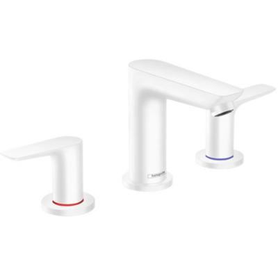 Wastafelmengkraan Talis E HansGrohe 3-Gats Met Trekwaste Mat Wit Wastafelmengkraan Talis E HansGrohe 3-Gats Met Trekwaste Mat Wit