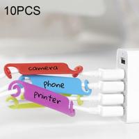 10 STKS creatieve beschrijfbare kabel Power Line arrangement label kaart - thumbnail