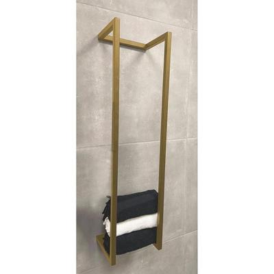 Wiesbaden Handdoekrek Loft 95x25 cm Geborsteld Messing