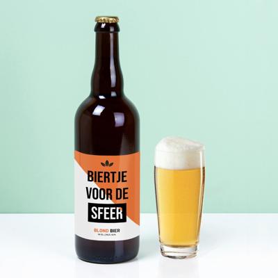 Bierfles Biertje voor de sfeer (750 ml)