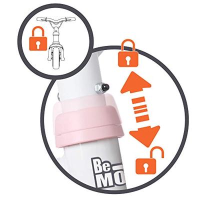 Smoby Baby Balade Driewieler met Fluisterbanden Roze/Wit Smoby Baby Balade Driewieler met Fluisterbanden Roze/Wit