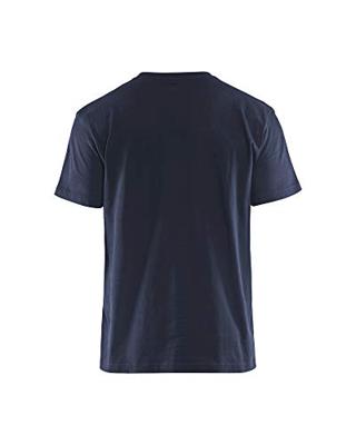 Blåkläder T-Shirt bicolour 33791042 | Donker marineblauw/Zwart | Maat XXL - 7330509648339