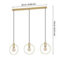 Eglo Eettafel hanglampManizales goud - 98835 - thumbnail