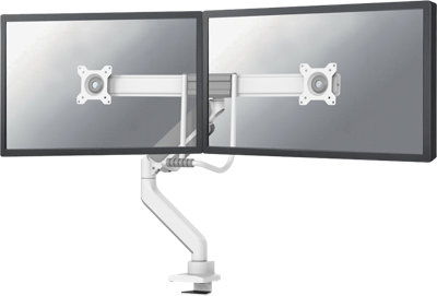 Neomounts DS75-450WH2 Monitorarm 17-32" - gasveer - Topfix - 180°-stop
