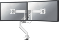 Neomounts DS75-450WH2 Monitorarm 17-32" - gasveer - Topfix - 180°-stop - thumbnail