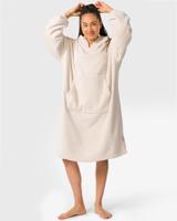 HEMA Dames snuggle hoodie teddy crème - thumbnail