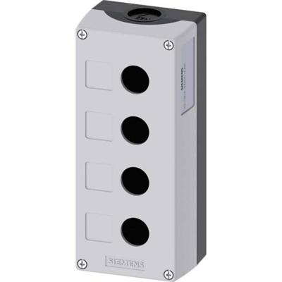 Siemens 3SU1804-0AA00-0AB1 Lege behuizing 4 inbouwplaatsen (l x b x h) 194 x 85 x 64 mm Zonder markering Grijs 1 stuk(s) Siemens 3SU1804-0AA00-0AB1 Lege behuizing 4 inbouwplaatsen (l x b x h) 194 x 85 x 64 mm Zonder markering Grijs 1 stuk(s)
