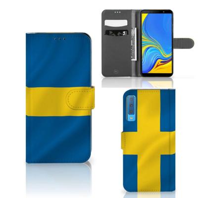 Samsung Galaxy A7 (2018) | Bookstyle Case | Zweden Samsung Galaxy A7 (2018) | Bookstyle Case | Zweden