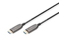 Digitus AK-330126-150-S HDMI-kabel HDMI Aansluitkabel HDMI-A-stekker, HDMI-A-stekker 15.00 m Zwart 8K UHD, Afgeschermd (dubbel) - thumbnail