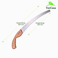 TerCasa JU-998500 Tuinzaag Gebogen Blad 33 cm met Kunststof Houder - thumbnail