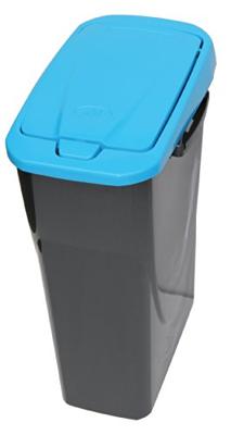 Recycling prullenbak Mondex Ecobin Blauw Met deksel
