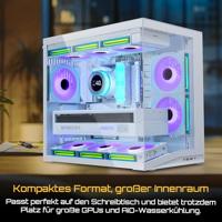 Lian Li O11 Dynamic Mini V2 Mini-tower Behuizing, Gaming-behuizing, PC-behuizing Wit - thumbnail