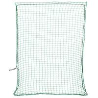 VidaXL Aanhangwagennet elastisch touw 3x2,5 m polypropeen groen - thumbnail