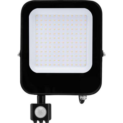LED Bouwlamp met Sensor 100W - Waterdicht IP65 - Natuurlijk Wit 4000K