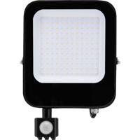 LED Bouwlamp met Sensor 100W - Waterdicht IP65 - Natuurlijk Wit 4000K - thumbnail
