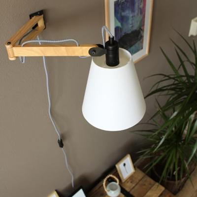 Mexlite Wandlamp dion 8853be berken Mexlite Wandlamp dion 8853be berken