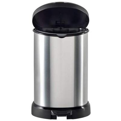 Curver DECO Bin 240568 Afvalbak 15 l (b x h x d) 303 x 448 x 268 mm Zilver, Zwart 1 stuk(s) Curver DECO Bin 240568 Afvalbak 15 l (b x h x d) 303 x 448 x 268 mm Zilver, Zwart 1 stuk(s)