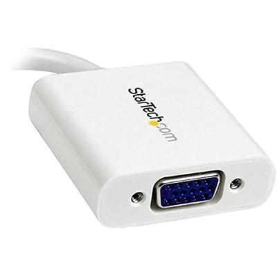 Mini DisplayPort naar VGA-Adapter Startech MDP2VGAW Wit Zwart 0,12 m