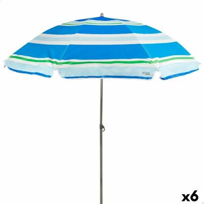 Parasol Aktive UV50 Ø 200 cm Polyester 200 x 196 x 200 cm (6 Stuks)