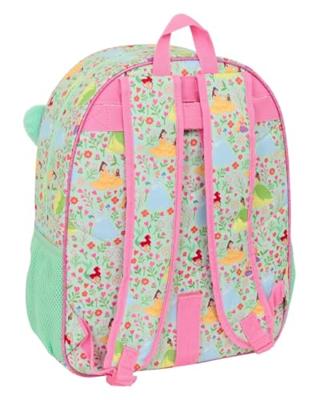 Schoolrugzak Disney Princess Bloom Groen Roze 33 x 42 x 14 cm