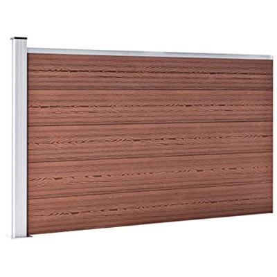 VidaXL Schutting 175x105 cm hkc bruin
