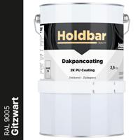 Holdbar Dakpancoating Gitzwart (RAL 9005) 2,5 Kg - thumbnail
