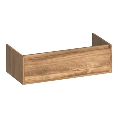 Brauer Hope - Onderkast - 100 cm - met 1 Softclose Lade Greeploos en 1 Sifon Uitsparing - Honey