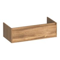 Brauer Hope - Onderkast - 100 cm - met 1 Softclose Lade Greeploos en 1 Sifon Uitsparing - Honey - thumbnail