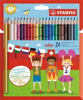 Stabilo Kleurpotloden Color 24 stuks - thumbnail
