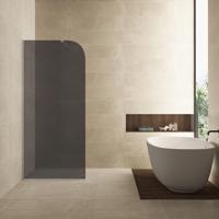 Inloopdouche Wiesbaden Curvea 90x200 cm 8 mm Nano Rookglas - thumbnail