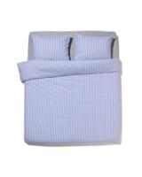 HEMA Dekbedovertrek 240x200/220cm zacht katoen strepen lavendel (lavendel) - thumbnail