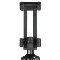 Hama Tafelstatief 1/4 inch Werkhoogte: 16 - 19 cm Zwart Kogelkop, Waterpas, Incl. smartphonehouder - thumbnail