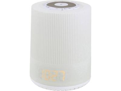Soundmaster UR230WE wekkerradio natuurlijke geluiden kleurwisselend LED-nachtlampje wake-up light leeslamp dimbaar gangreserve