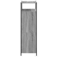 Schoenenkast 60x34x112 cm bewerkt hout grijs sonoma eikenkleur - thumbnail