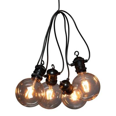 Konstsmide 2393-800 Party-lichtketting Buiten Energielabel: F (A - G) werkt op het lichtnet Aantal lampen 10 LED Barnsteen Verlichte lengte: 4.5 m Konstsmide 2393-800 Party-lichtketting Buiten Energielabel: F (A - G) werkt op het lichtnet Aantal lampen 10 LED Barnsteen Verlichte lengte: 4.5 m