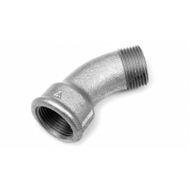 Bocht 45gr Nr.40 Gegalvaniseerd 4