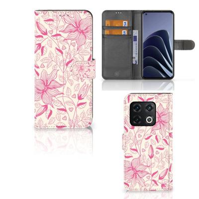 OnePlus 10 Pro Hoesje Pink Flowers OnePlus 10 Pro Hoesje Pink Flowers