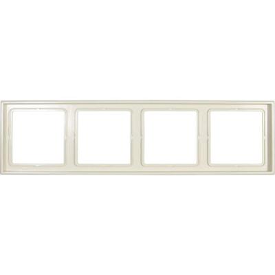 Jung LS984W Frame 4-voudig LS 990 Crème-wit 1 stuk(s)
