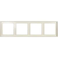 Jung LS984W Frame 4-voudig LS 990 Crème-wit 1 stuk(s) - thumbnail