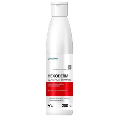 EUROWET Hexoderm - shampoo voor honden en katten - 200 ml