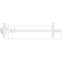 DEHN EWD MVK8.10 M10 L300 500 V4A Aarde- en wanddoorvoer 1 stuk(s) - thumbnail