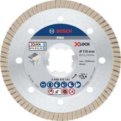 Bosch Accessoires X-LOCK Diamantschijf Best for Ceramic Extraclean Turbo 115 x 22,23 x 1,4 x 7 mm - 1 stuk(s) - 2608615131