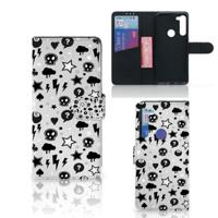 Telefoonhoesje met Naam Motorola G8 Power Silver Punk - thumbnail