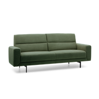 Relaxbank 2,5-Zits T-501 Donkergroen Stof - thumbnail