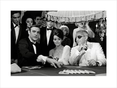 Kunstdruk James Bond - Thunderball Casino 80x60cm