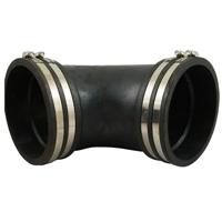 Air Aqua Flexibele Rubber Bocht 90° - Doe-het-zelf, Weerbestendig, 160mm - Eenvoudige Vijver Installatie - thumbnail