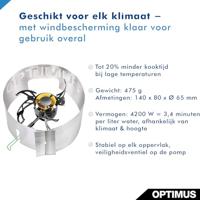 Optimus Polaris Optifuel Black Edition Brander Zwart - thumbnail